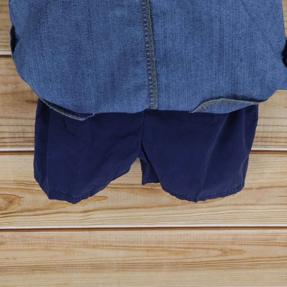 Gap Kids Jean Skort Womens Sz‎ 14 Blue Medium Wash Denim Pockets Built In Shorts